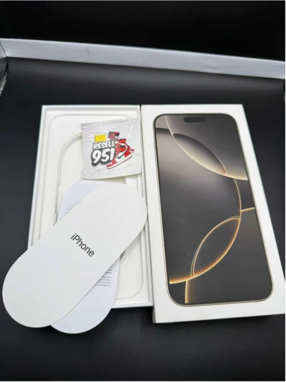 Apple iPhone 16 Pro Max Platinum 256GB Empty Retail Box Collectible Packaging
